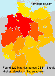 Surname Matthias in Germany Surname Matthias in Germany