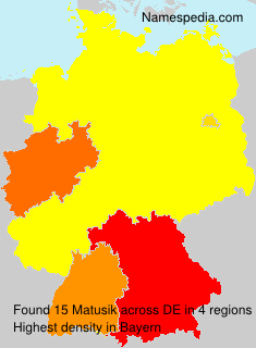Surname Matusik in Germany Surname Matusik in Germany