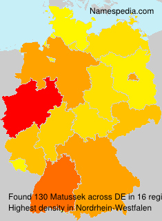 Surname Matussek in Germany Surname Matussek in Germany