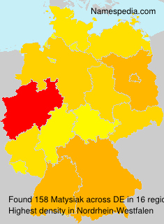 Surname Matysiak in Germany Surname Matysiak in Germany
