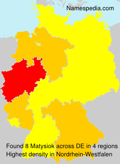 Surname Matysiok in Germany Surname Matysiok in Germany