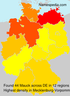 Surname Mauck in Germany Surname Mauck in Germany
