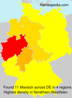 Surname Maxisch in Germany Surname Maxisch in Germany