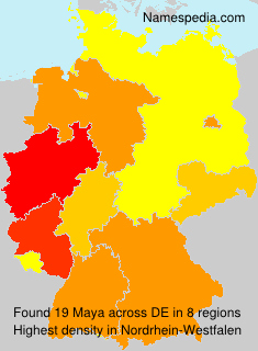Surname Maya in Germany Surname Maya in Germany