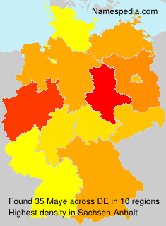Surname Maye in Germany Surname Maye in Germany