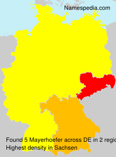 Surname Mayerhoefer in Germany Surname Mayerhoefer in Germany