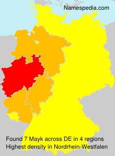 Surname Mayk in Germany Surname Mayk in Germany