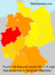 Surname Mazurek in Germany Surname Mazurek in Germany