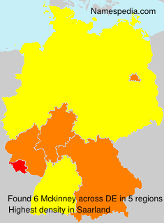 Surname Mckinney in Germany Surname Mckinney in Germany