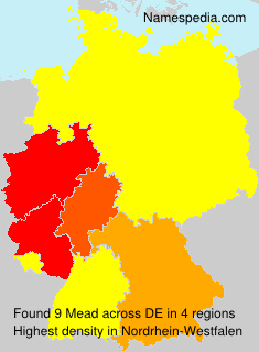 Surname Mead in Germany Surname Mead in Germany