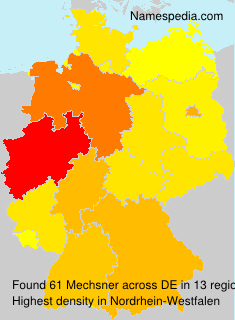 Surname Mechsner in Germany Surname Mechsner in Germany