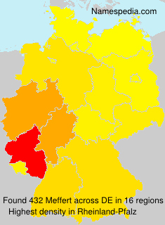 Surname Meffert in Germany Surname Meffert in Germany