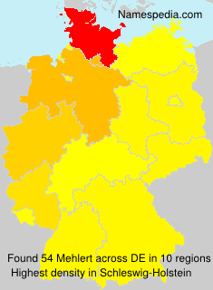 Surname Mehlert in Germany Surname Mehlert in Germany