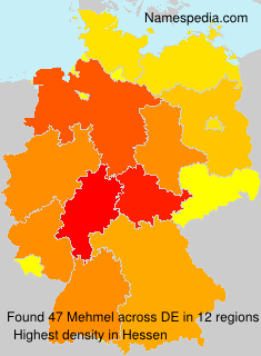 Surname Mehmel in Germany Surname Mehmel in Germany