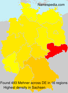 Surname Mehner in Germany Surname Mehner in Germany