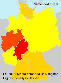 Surname Mehra in Germany Surname Mehra in Germany