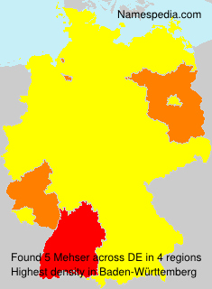 Surname Mehser in Germany Surname Mehser in Germany