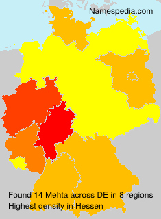 Surname Mehta in Germany Surname Mehta in Germany