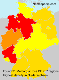 Surname Meiborg in Germany Surname Meiborg in Germany
