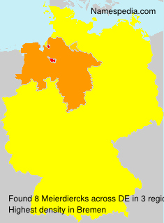Surname Meierdiercks in Germany Surname Meierdiercks in Germany