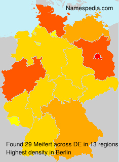 Surname Meifert in Germany Surname Meifert in Germany