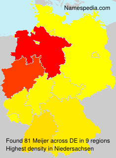 Surname Meijer in Germany Surname Meijer in Germany