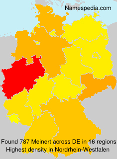 Surname Meinert in Germany Surname Meinert in Germany