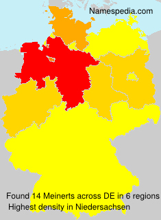 Surname Meinerts in Germany Surname Meinerts in Germany