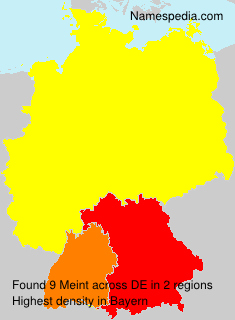 Surname Meint in Germany Surname Meint in Germany