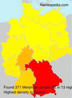 Surname Meisinger in Germany Surname Meisinger in Germany