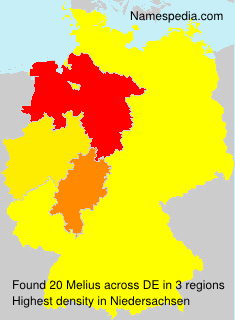 Surname Melius in Germany Surname Melius in Germany