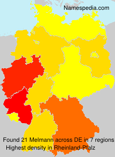 Surname Melmann in Germany Surname Melmann in Germany
