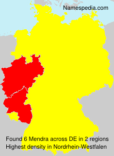 Surname Mendra in Germany Surname Mendra in Germany