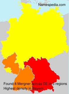 Surname Mergner in Germany Surname Mergner in Germany