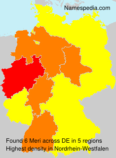 Surname Meri in Germany Surname Meri in Germany