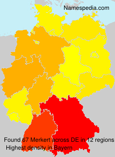 Surname Merkert in Germany Surname Merkert in Germany