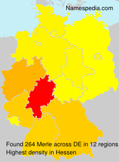 Surname Merle in Germany Surname Merle in Germany