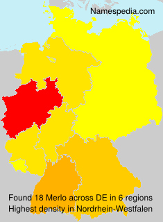 Surname Merlo in Germany Surname Merlo in Germany