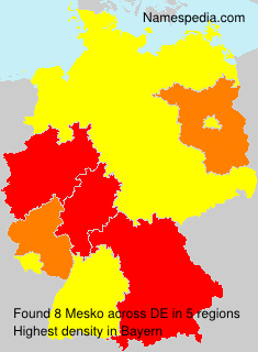Surname Mesko in Germany Surname Mesko in Germany