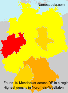 Surname Messbauer in Germany Surname Messbauer in Germany