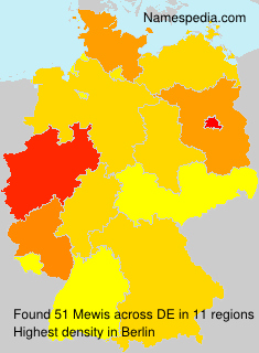 Surname Mewis in Germany Surname Mewis in Germany