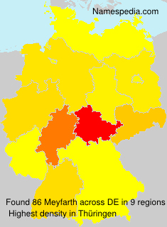 Surname Meyfarth in Germany Surname Meyfarth in Germany