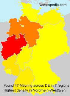 Surname Meyring in Germany Surname Meyring in Germany