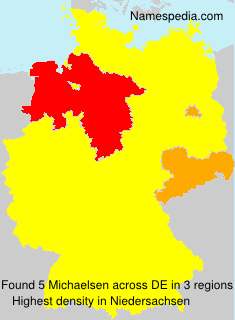 Surname Michaelsen in Germany Surname Michaelsen in Germany