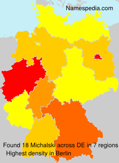 Surname Michalski in Germany Surname Michalski in Germany