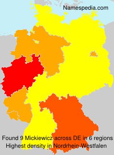 Surname Mickiewicz in Germany Surname Mickiewicz in Germany
