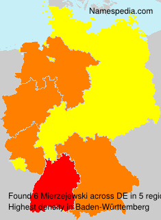 Surname Mierzejewski in Germany Surname Mierzejewski in Germany
