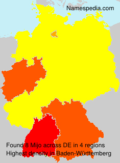 Surname Mijo in Germany Surname Mijo in Germany