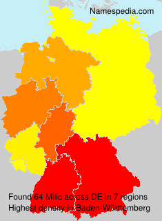 Surname Milic in Germany Surname Milic in Germany