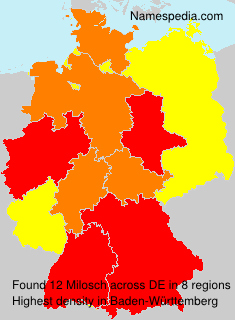 Surname Milosch in Germany Surname Milosch in Germany
